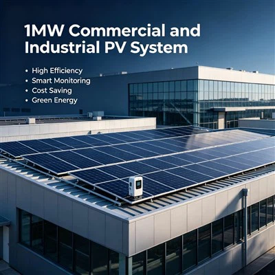 1MW বাণিজ্যিক এবং শিল্প PV সিস্টেম